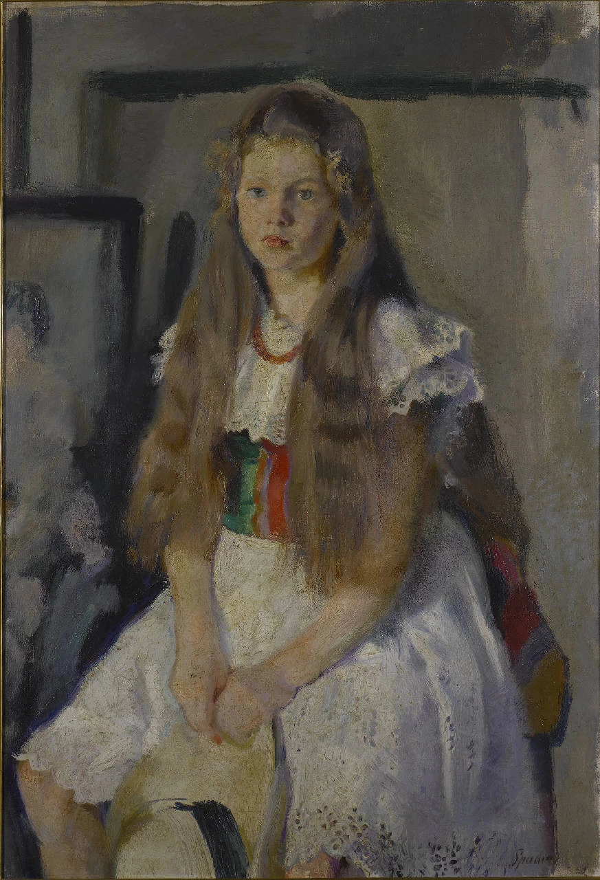Anna in bianco. ritratto di Anna Spadini , 1918 - Galleria d'Arte Moderna, Villa Reale di Milano 1